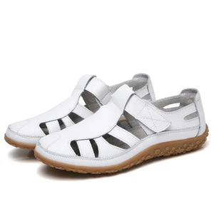 Women's casual leather summer sandals