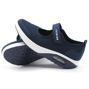 Women's stretchable breathable lightweight walking shoes