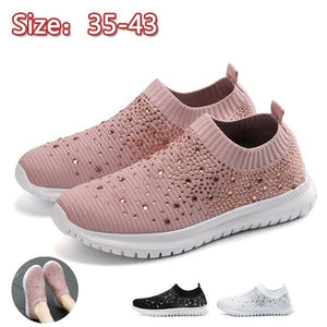 Crystal Slip on sneakers For Women