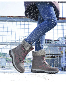 Women's comfortable warm snow boots