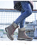 Women's comfortable warm snow boots