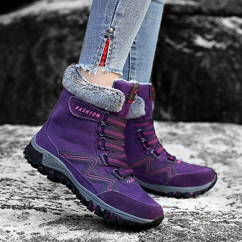 Women's comfortable warm snow boots