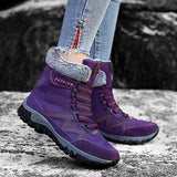 Women's comfortable warm snow boots