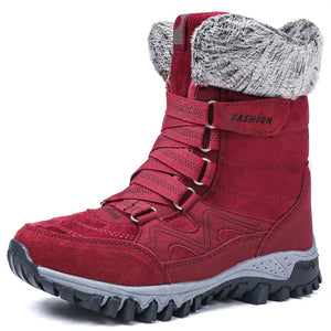 Women's comfortable warm snow boots