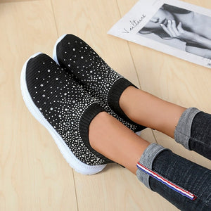 Crystal Slip on sneakers For Women