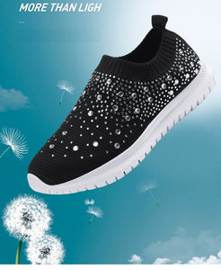 Crystal Slip on sneakers For Women