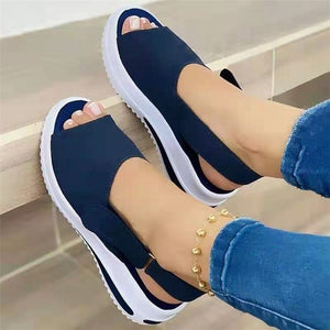 Women's comfy sports knit sandals