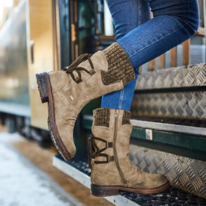 Winter lace-up boots for women