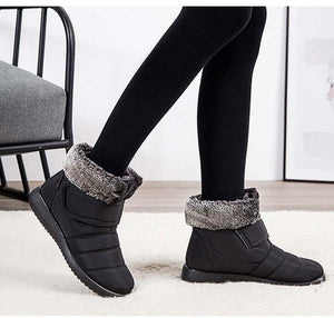 Women's winter velcro boots