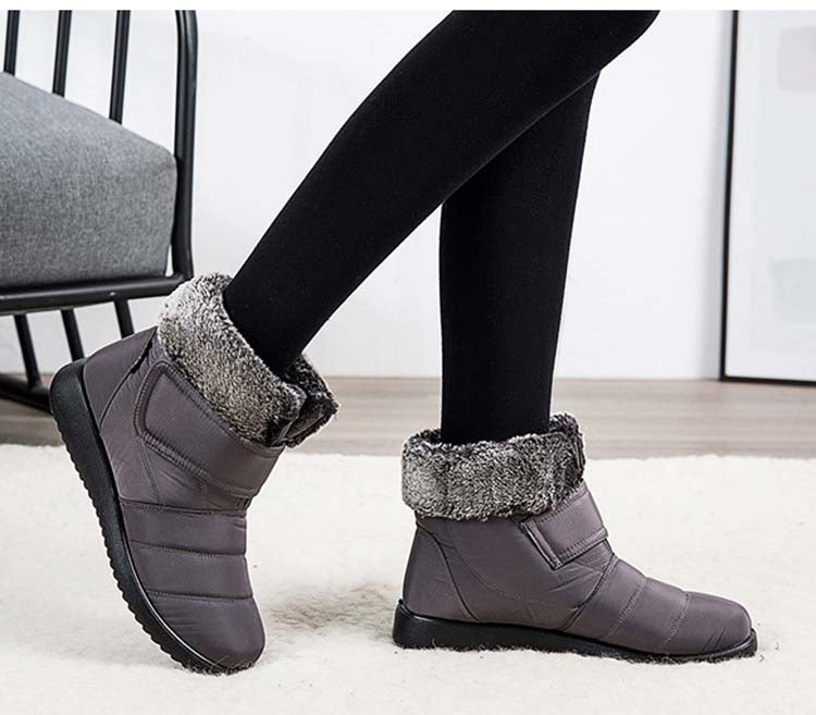 Women's winter velcro boots