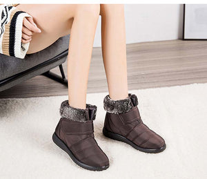 Women's winter velcro boots