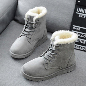 SweetyCherry® Anti-Slip Waterproof Lace Up Snow Boots For Women