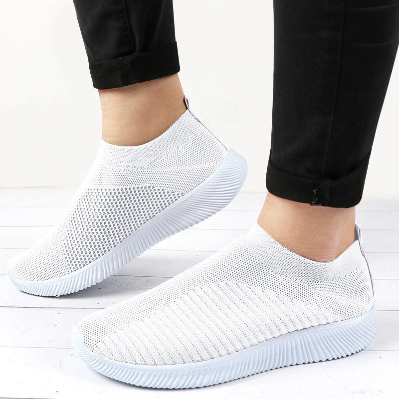 Women Stretch Fabric Socks Sneakers