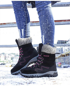 Women's comfortable warm snow boots