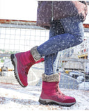 Women's comfortable warm snow boots