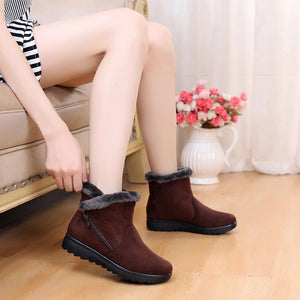 Fur Plush Winter Ankle Boot