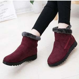 Fur Plush Winter Ankle Boot