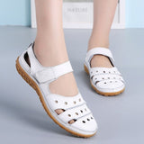 Leather sandals for women's