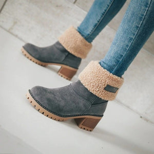 Casual Women Mid Boots for winter