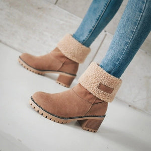 Casual Women Mid Boots for winter