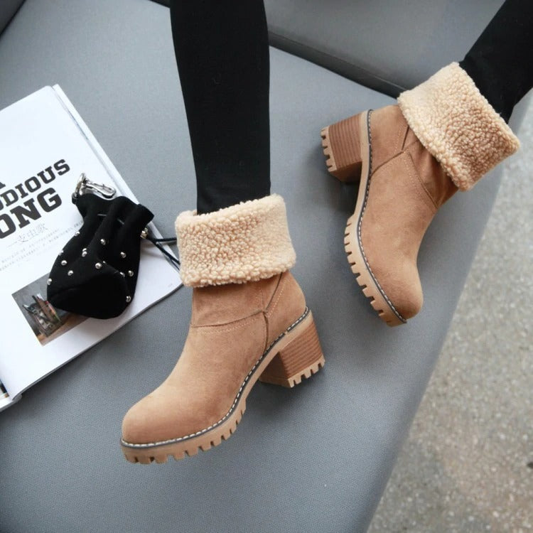 Casual Women Mid Boots for winter