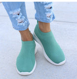 Women Stretch Fabric Socks Sneakers