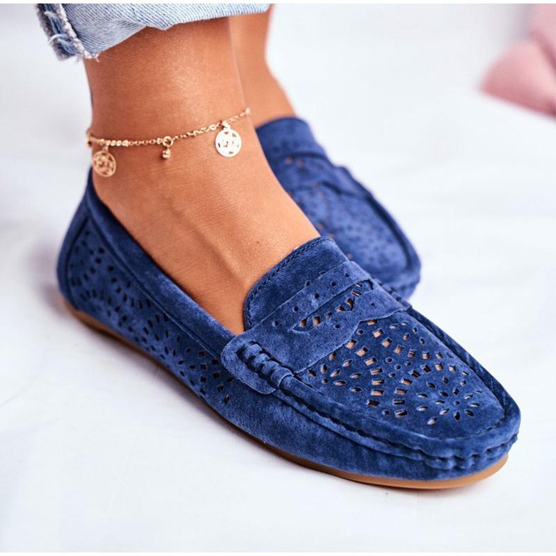 Women's Moccasins Shoes  Slip On Loafers