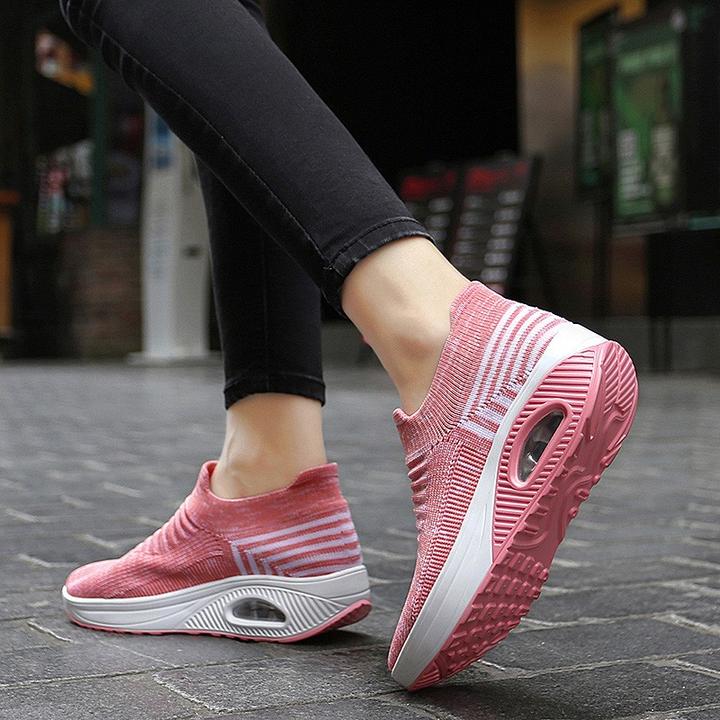 women's elastic lightweight breathable sneakers