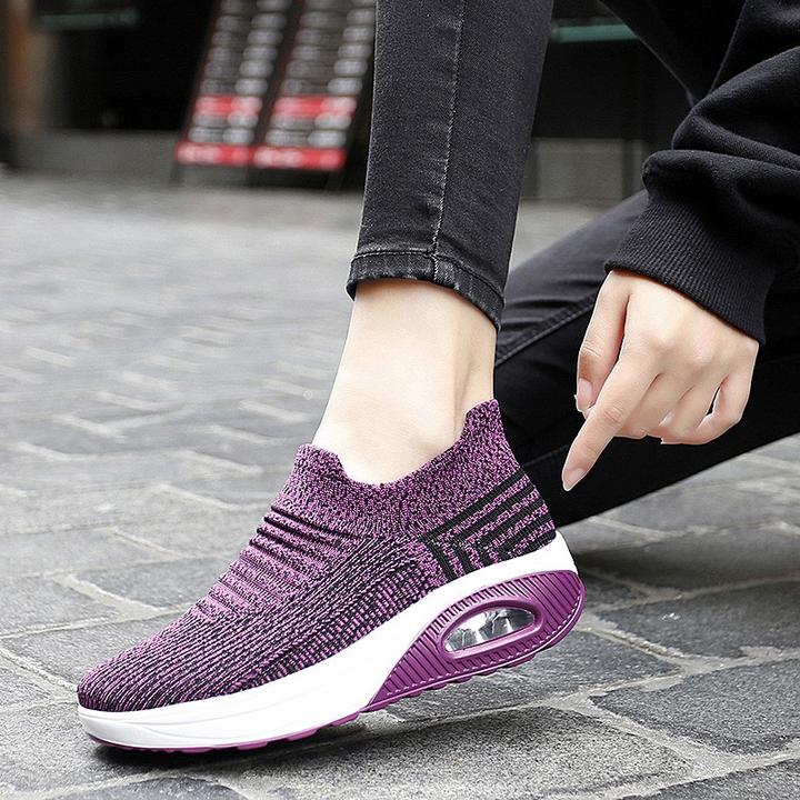 women's elastic lightweight breathable sneakers