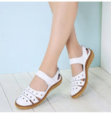 Leather sandals for women's