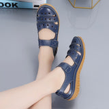 Leather sandals for women's