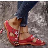 Embroider Flower Colorful women's Sandals