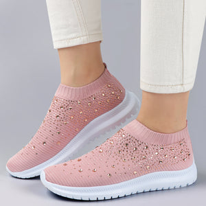 Crystal Slip on sneakers For Women