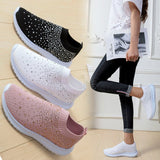 Crystal Slip on sneakers For Women