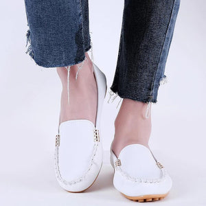 Women Casual Flat Shoes Round Toe Denim