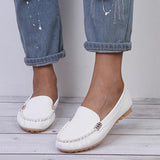 Women Casual Flat Shoes Round Toe Denim