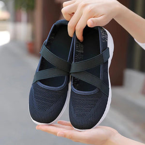 Hook and Loop Fly Weave Breathable shoes